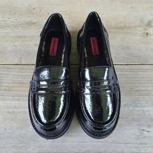 London Rebel NEW!! Devon Modern Preppy Chunky Platform Penny Loafer 6.5M